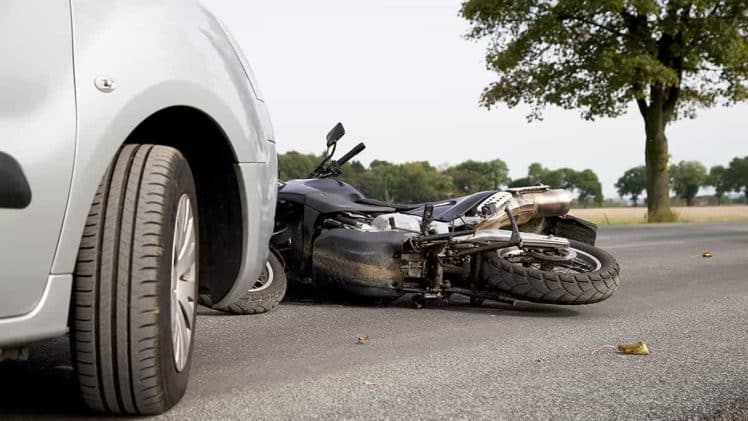 Accidente de moto en Espera.