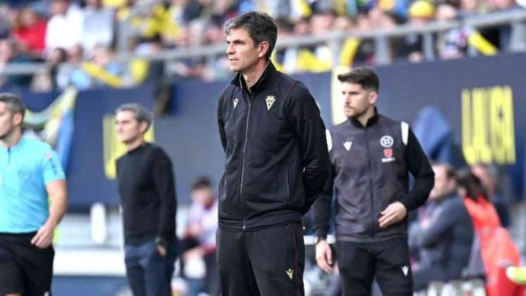 Mauricio Pellegrino, en la banda del Nuevo Mirandilla.