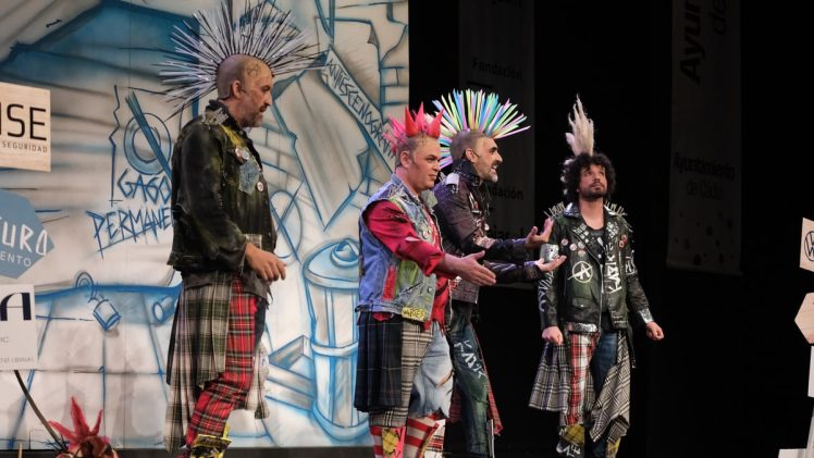 Cuarteto 'Punk y circo. La lucha continúa' en el Gran Teatro Falla