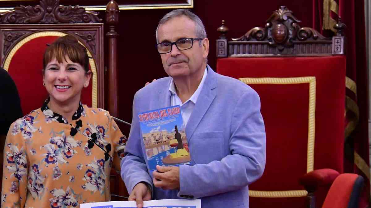 Pepe Parrado, en la entrega de premios de una edición pasada de la Ruta del Tapeo. Foto: Eulogio García