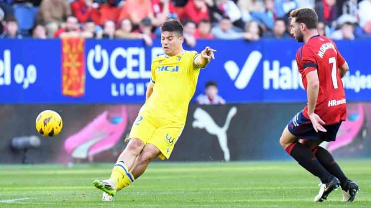 Jorge Meré, en un partido de la presente temporada.