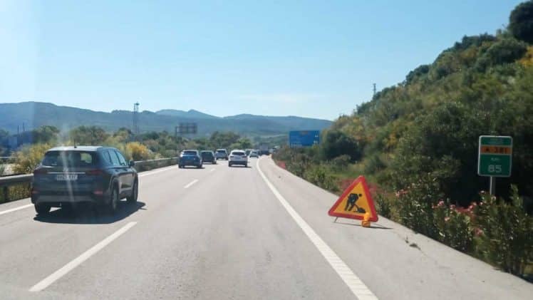 Autovía entre Jerez y Los Barrios.