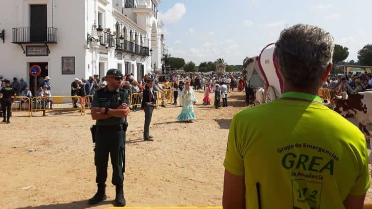 Seguridad en el Rocío y su popular romería.