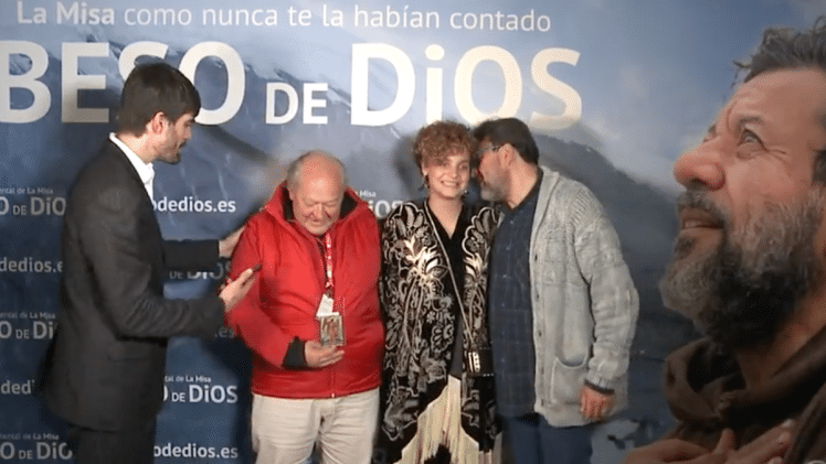 Presentación de la película 'El beso de Dios'.