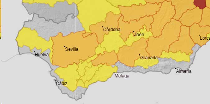 Nueva ola de calor y nuevas alertas amarillas. Las localidades dónde hará más calor en Cádiz