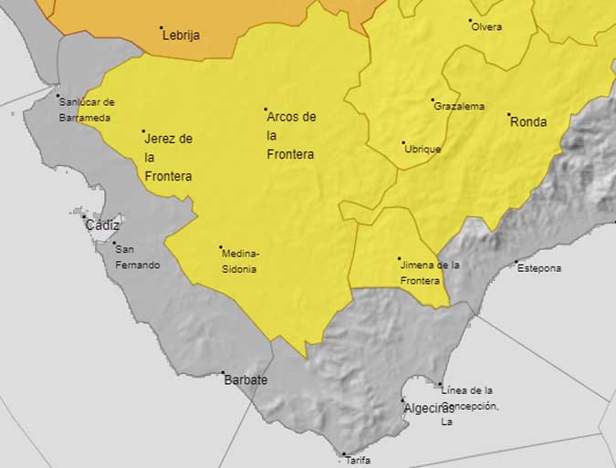 Vuelven el calor y las alertas amarillas a la provincia de Cádiz. Y puede ser peor: salta el viento de Levante