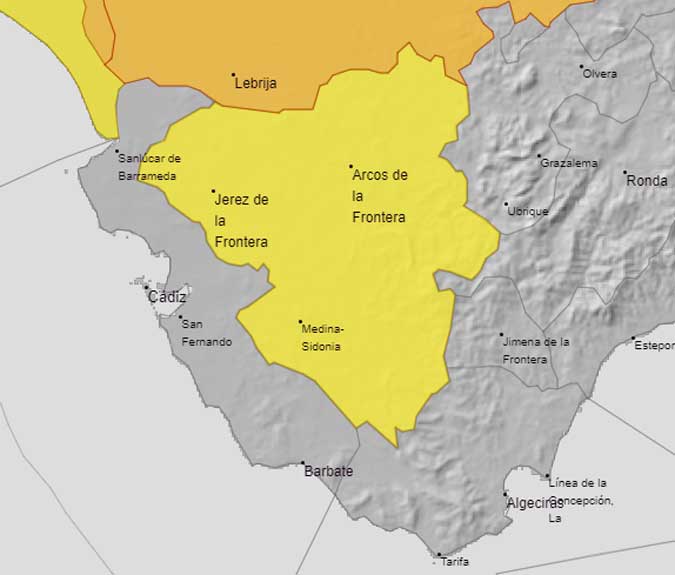 La Aemet avisa de una ola de calor. ¿Qué localidades de Cádiz serán las más afectadas?