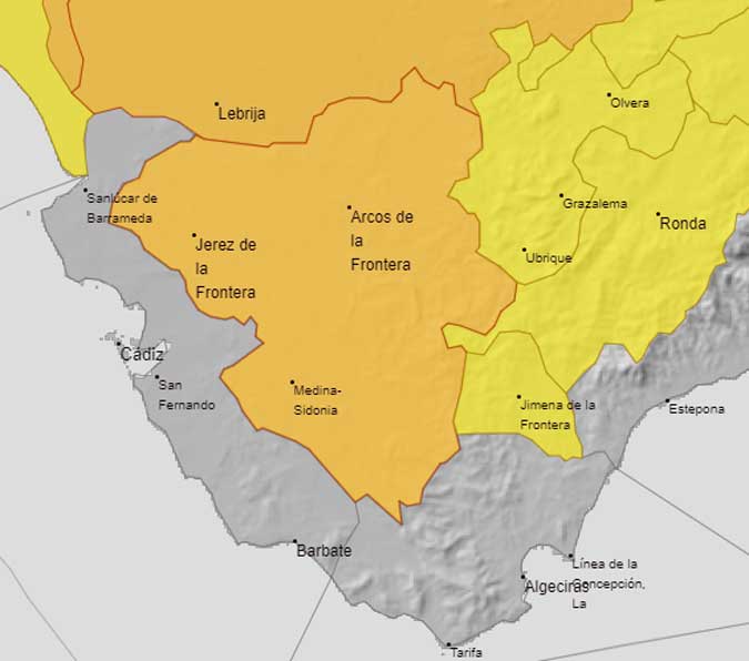 Llega el día más caluroso del año: Más de la mitad de la provincia de Cádiz en alerta