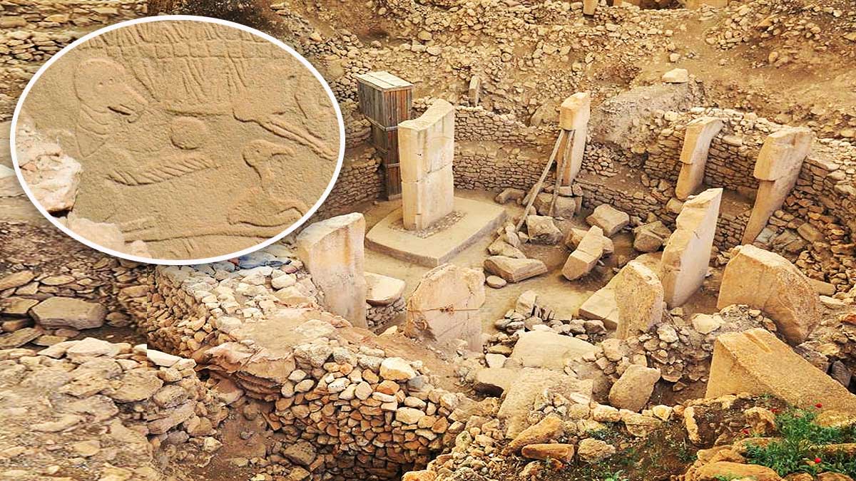 Restos del monumento de Gobekli Tepe.