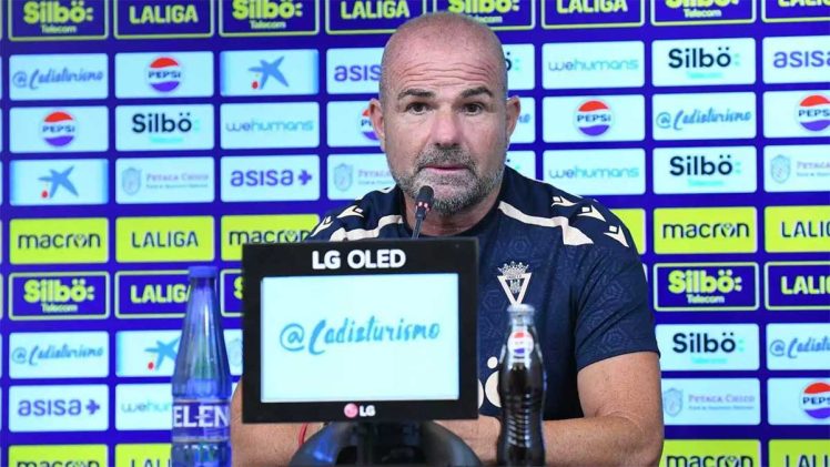 Paco López y la paciencia con el Cádiz CF: “Esto es una carrera de fondo”