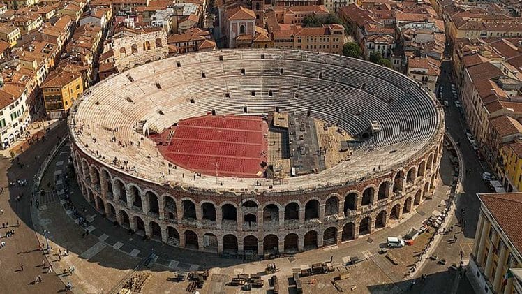 El anfiteatro de Verona.