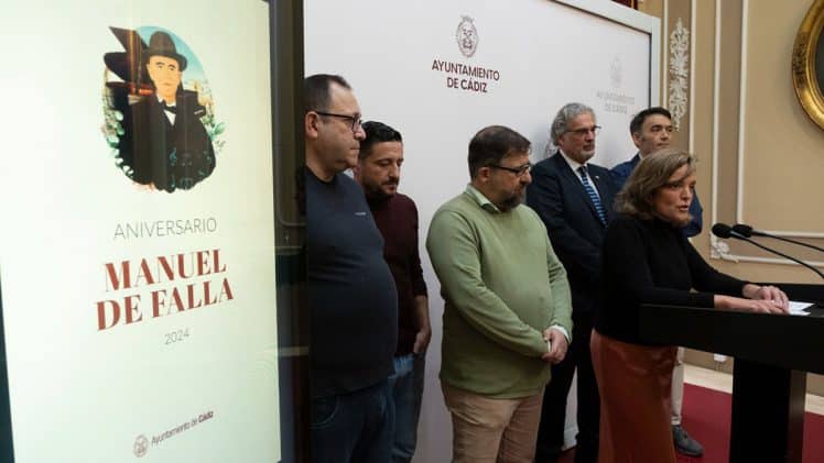 Conoce los actos programados en Cádiz para conmemorar el 148 aniversario del nacimiento de Manuel de Falla