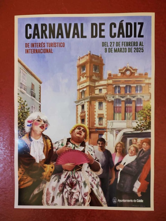 Presentado el cartel del Carnaval de Cádiz 2025