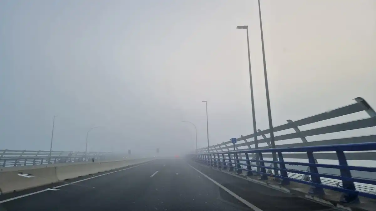 “Se les ha ido de las manos a los de la serie que Cádiz se parezca a Londres“. Imágenes curiosas de la mañana de niebla