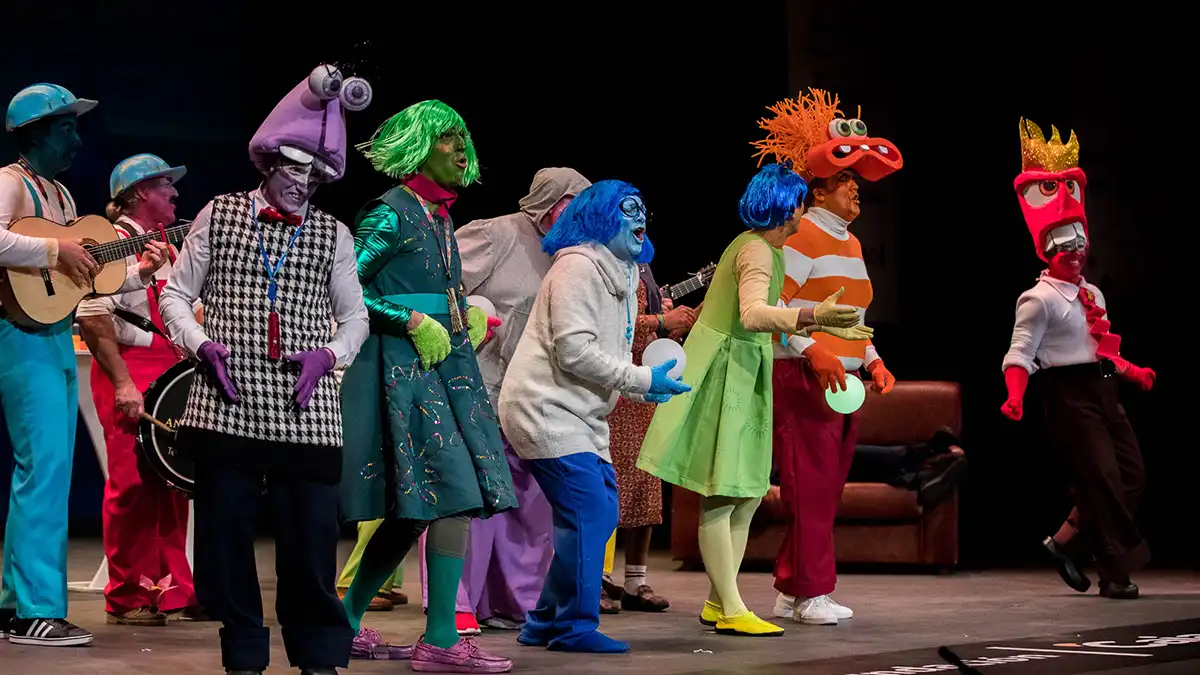 Chirigota 'Los cabecita loca' en el Gran Teatro Falla